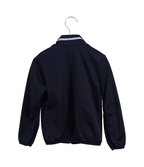 A Black Lightweight Jackets from Jacadi in size 6T for boy. (Back View)