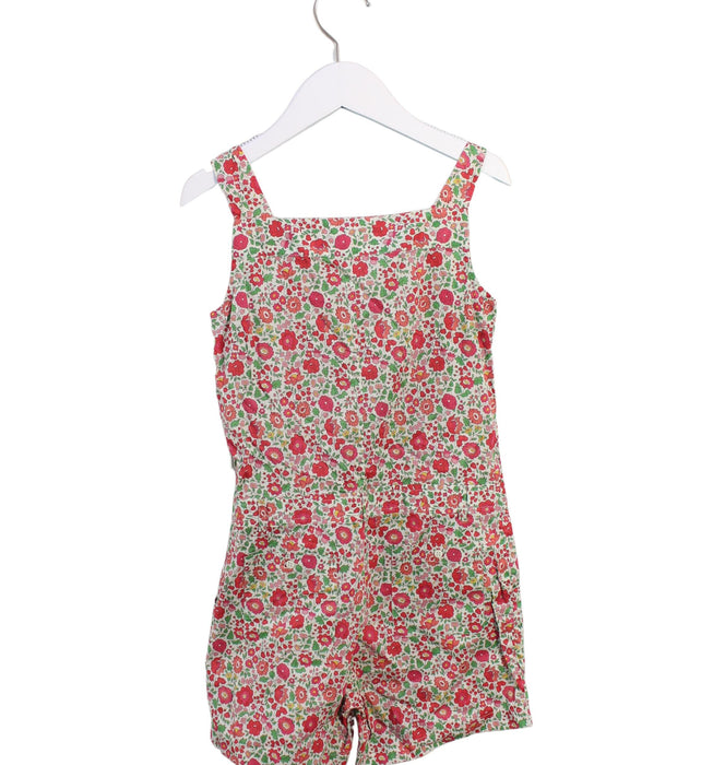 A Pink Overall Shorts from Bonpoint in size 8Y for girl. (Back View)