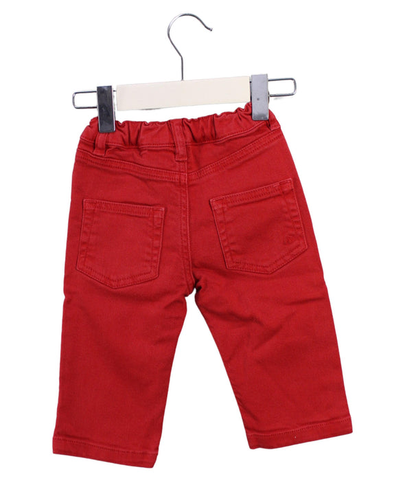 A Red Jeans from Bonpoint in size 3-6M for neutral. (Back View)