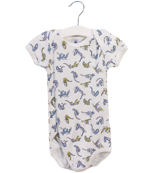 A White Short Sleeve Bodysuits from Petit Bateau in size 18-24M for boy. (Front View)