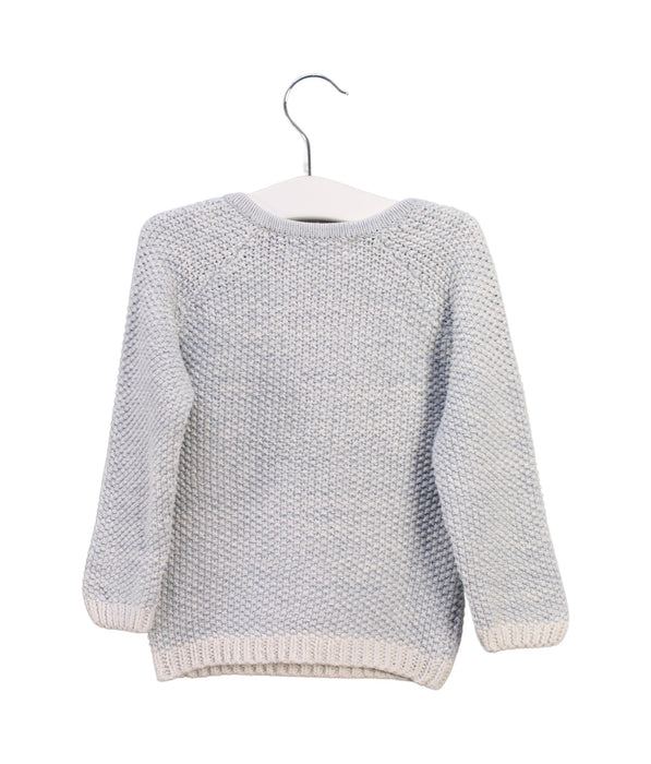 A Blue Knit Sweaters from La Petite Collection in size 6-12M for neutral. (Back View)