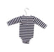 A Navy Long Sleeve Bodysuits from Jacadi in size 0-3M for boy. (Back View)