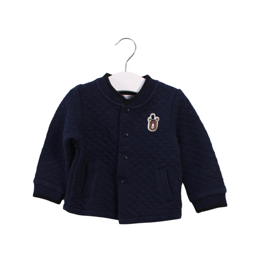 A Navy Cardigans from Bout'Chou in size 6-12M for boy. (Front View)
