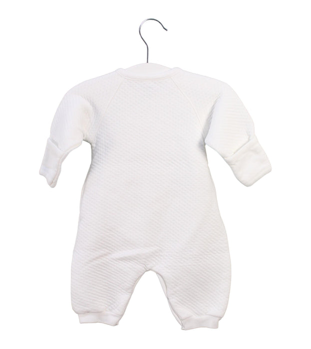 A White Long Sleeve Jumpsuits from Chicco in size 0-3M for neutral. (Back View)