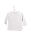 A White Long Sleeve Tops from Mides in size 3-6M for girl. (Back View)
