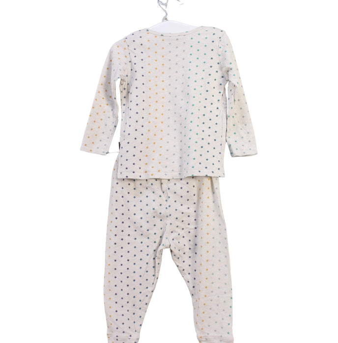 A Ivory Pyjama Sets from Bonton in size 12-18M for neutral. (Back View)