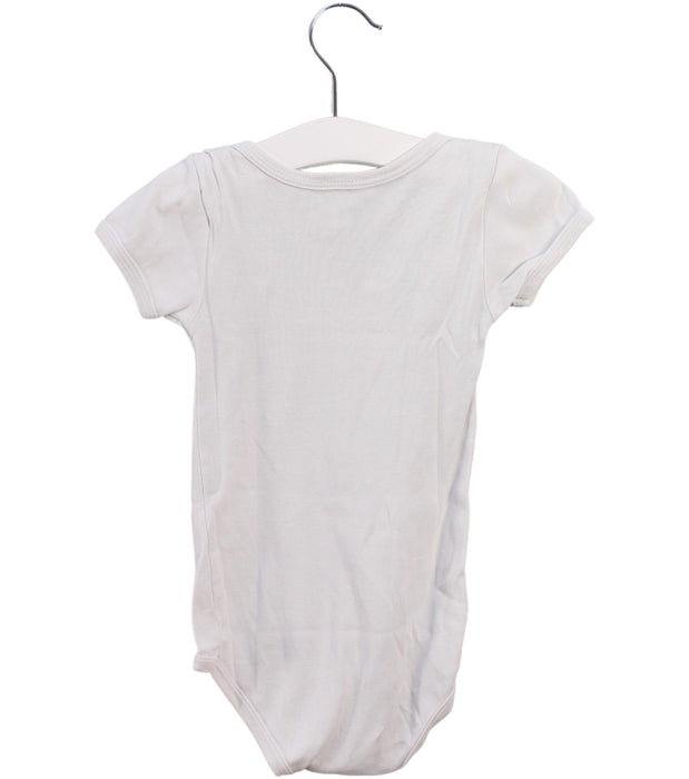 A White Short Sleeve Bodysuits from Petit Bateau in size 18-24M for boy. (Back View)