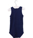 A Navy Sleeveless Bodysuits from Petit Bateau in size 18-24M for boy. (Back View)