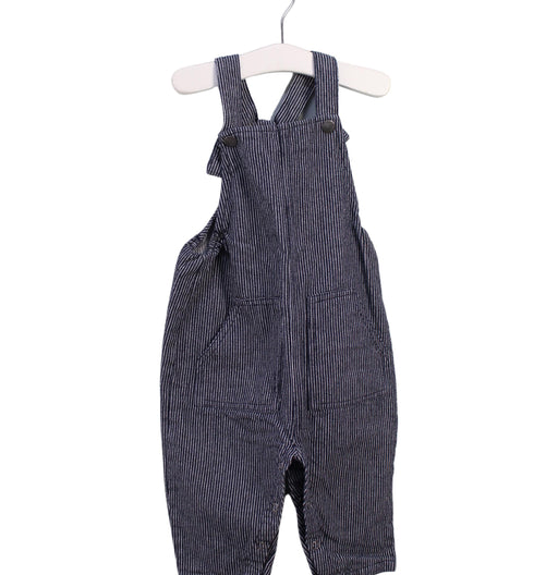 A Blue Long Overalls from Seed in size 12-18M for boy. (Front View)