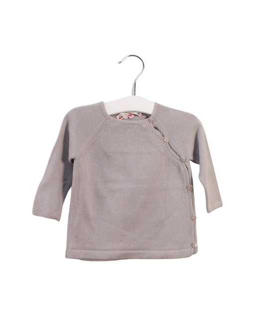 A Grey Knit Sweaters from Bonpoint in size 3-6M for neutral. (Front View)