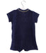 A Navy Short Sleeve Rompers from Petit Bateau in size 6-12M for boy. (Back View)