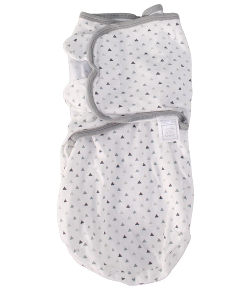 A White Swaddles from Swaddle Designs in size 0-3M for neutral. (Front View)