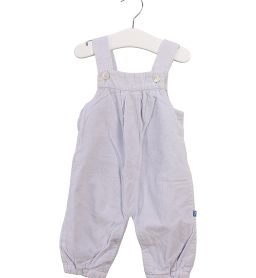 A Blue Sleeveless Jumpsuits from Jacadi in size 3-6M for boy. (Front View)