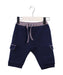 A Blue Sweatpants from Jacadi in size 3-6M for boy. (Front View)