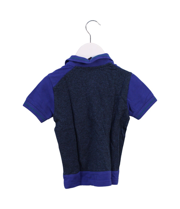 A Blue Short Sleeve Polos from Dior in size 3T for boy. (Back View)