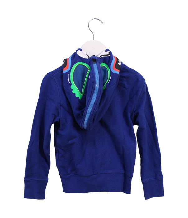 A Blue Lightweight Jackets from Stella McCartney in size 4T for boy. (Back View)