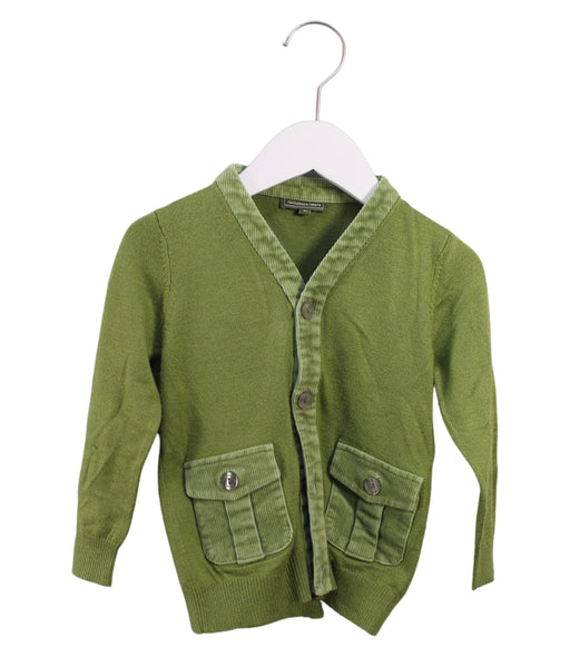 A Green Cardigans from Nicholas & Bears in size 3T for boy. (Front View)