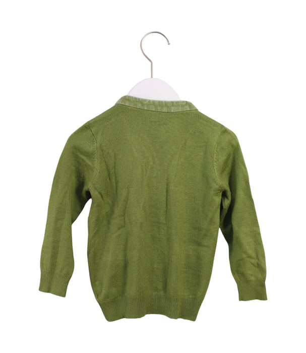 A Green Cardigans from Nicholas & Bears in size 3T for boy. (Back View)