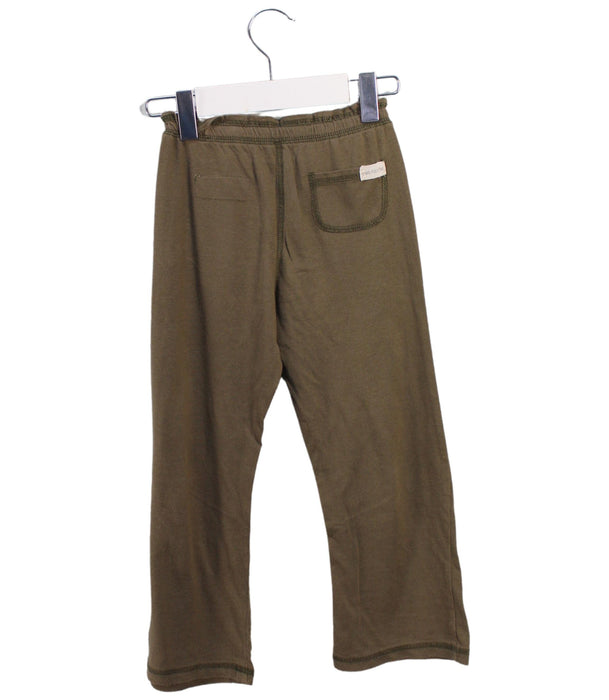 A Brown Casual Pants from Mini Mioche in size 4T for girl. (Back View)