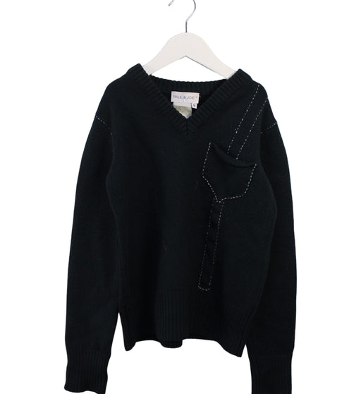 A Black Knit Sweaters from Paul & Joe in size 10Y for neutral. (Front View)