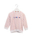 A White Crewneck Sweatshirts from Petit Bateau in size 3T for girl. (Front View)