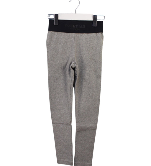 A Grey Leggings from Fear of God Essentials in size 6T for boy. (Front View)