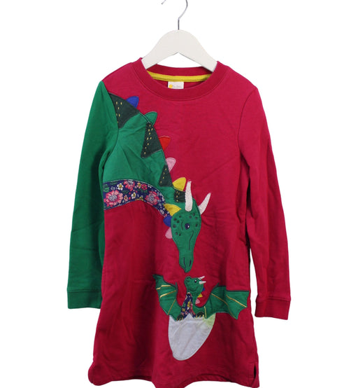 A Red Long Sleeve Tops from Boden in size 7Y for boy. (Front View)
