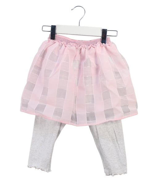 A Pink Mid Skirts from Chickeeduck in size 2T for girl. (Front View)