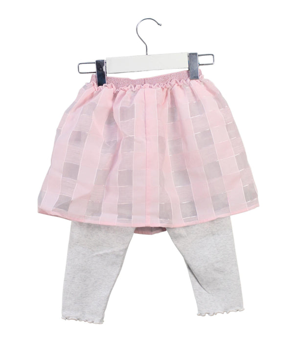 A Pink Mid Skirts from Chickeeduck in size 2T for girl. (Back View)