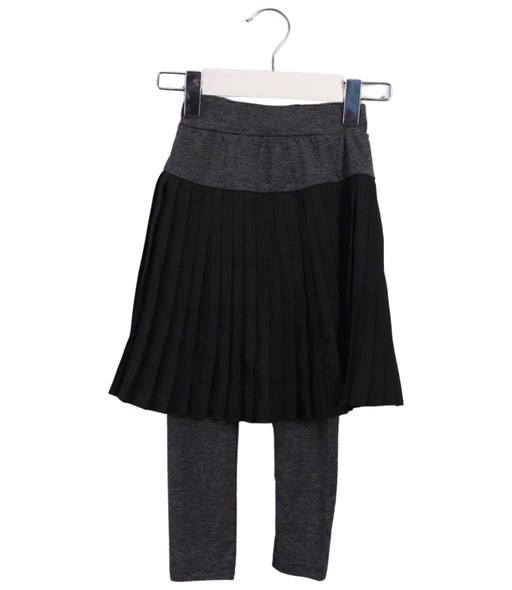 A Black Mid Skirts from Mini A Ture in size 5T for girl. (Front View)