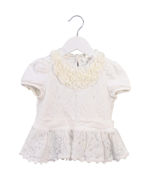 A White Short Sleeve Tops from Nicholas & Bears in size 3T for girl. (Front View)