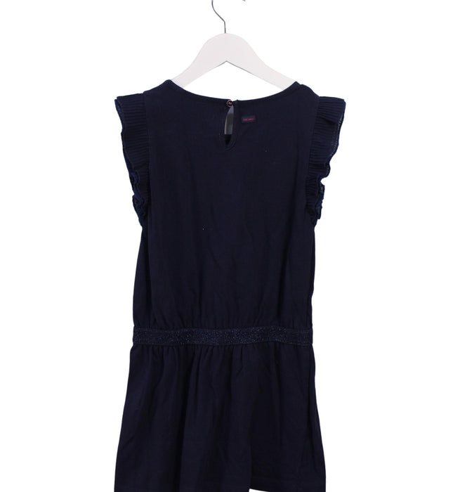 A Blue Short Sleeve Dresses from Catimini in size 6T for girl. (Back View)