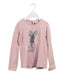 A Pink Long Sleeve Tops from Catimini in size 6T for girl. (Front View)