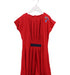 A Red Short Sleeve Dresses from Catimini in size 6T for girl. (Front View)