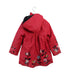 A Red Rain Jackets from Catimini in size 5T for girl. (Back View)