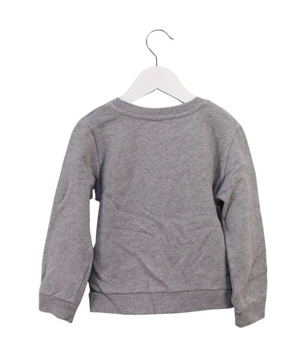 A Grey Crewneck Sweatshirts from Lili Gaufrette in size 5T for girl. (Back View)