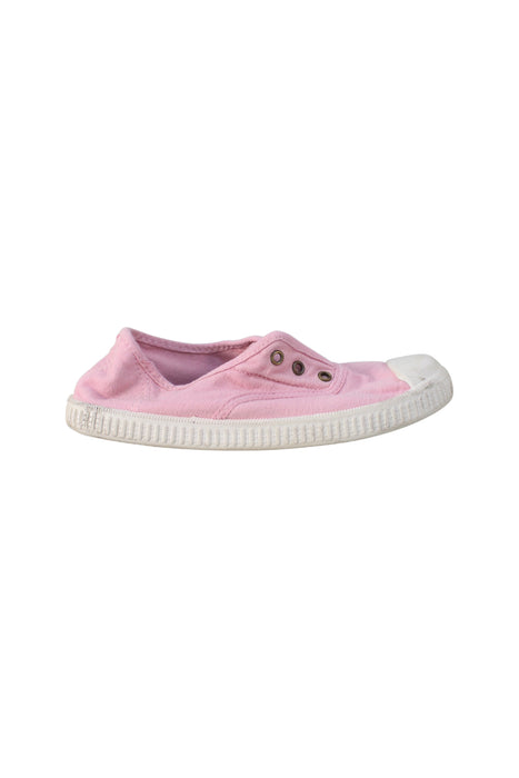 A Pink Slip Ons from Boden in size 7Y for girl. (Back View)