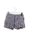 A Navy Shorts from Crewcuts in size 6T for girl. (Front View)