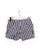 A Navy Shorts from Crewcuts in size 6T for girl. (Back View)