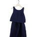 A Navy Sleeveless Dresses from Polo Ralph Lauren in size 7Y for girl. (Front View)