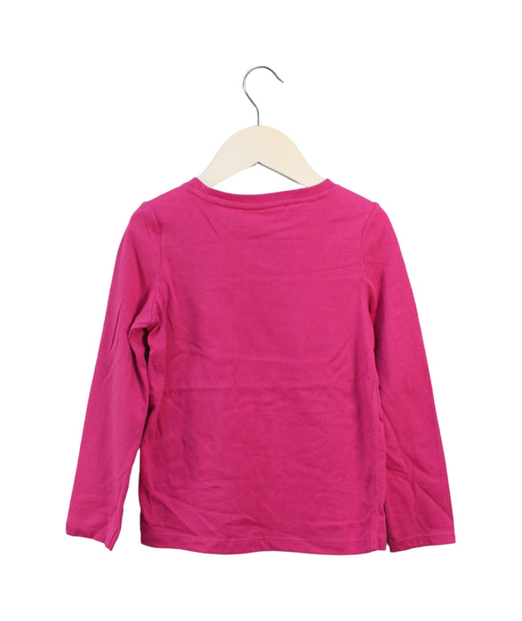 A Pink Long Sleeve T Shirts from Fila in size 4T for girl. (Back View)