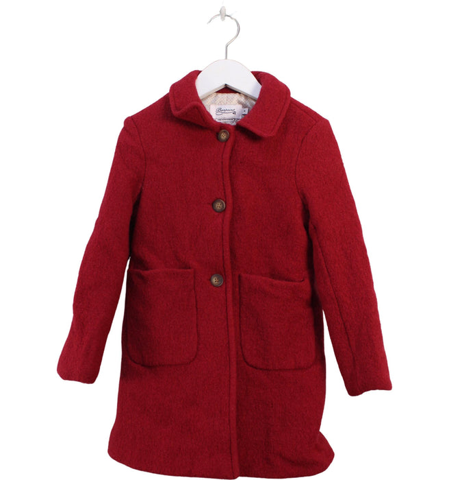 A Red Coats from Bonpoint in size 8Y for girl. (Front View)