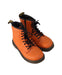 A Orange Casual Boots from Dr. Martens in size 4T for girl. (Front View)