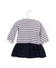 A Ivory Long Sleeve Dresses from Petit Bateau in size 3-6M for girl. (Back View)