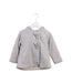 A Grey Puffer/Quilted Jackets from Chickeeduck in size 2T for girl. (Front View)