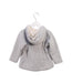 A Grey Puffer/Quilted Jackets from Chickeeduck in size 2T for girl. (Back View)