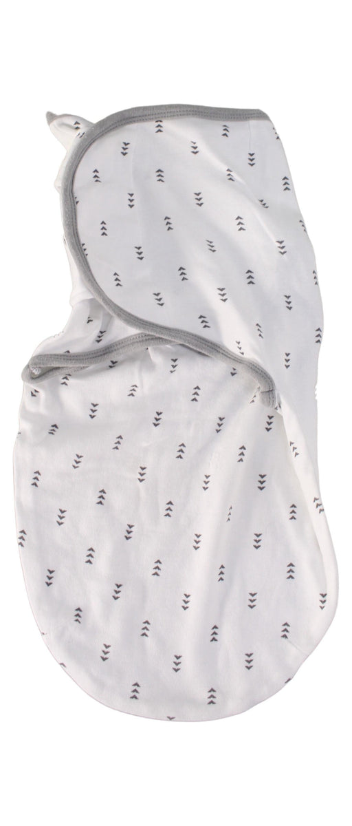 A White Swaddles from Swaddle Designs in size 0-3M for neutral. (Front View)