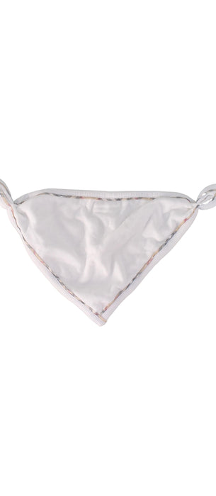A White Bibs from Burberry in size O/S for neutral. (Front View)