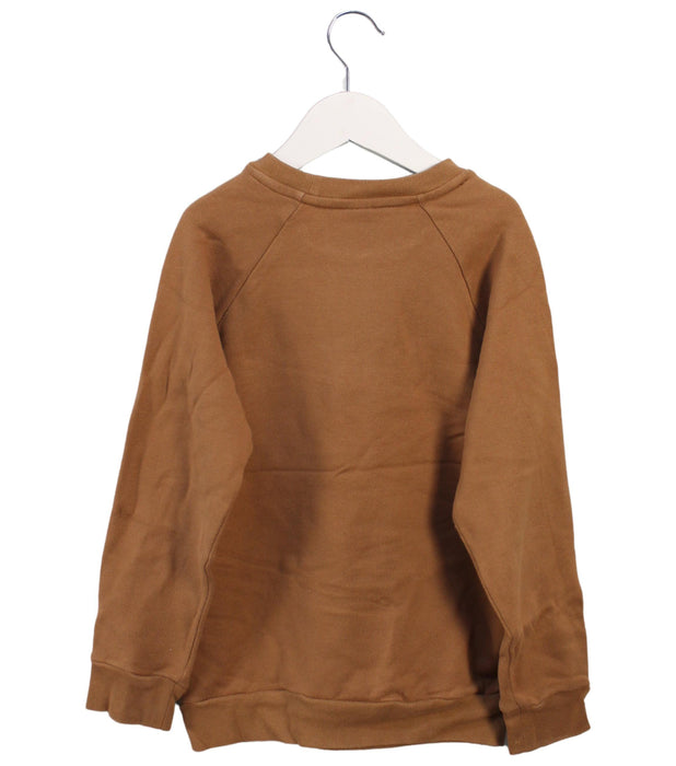 A Brown Crewneck Sweatshirts from Petit Bateau in size 8Y for neutral. (Back View)