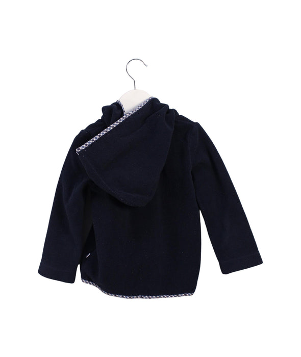 A Black Lightweight Jackets from Jacadi in size 4T for boy. (Back View)